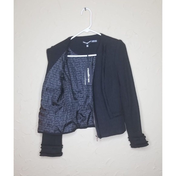 Jacket Karl Lagerfeld Ongoing L6WCW171 Size 8 Box 16 - Picture 3 of 6